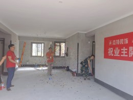 杰特装饰漓江郡府5栋工地